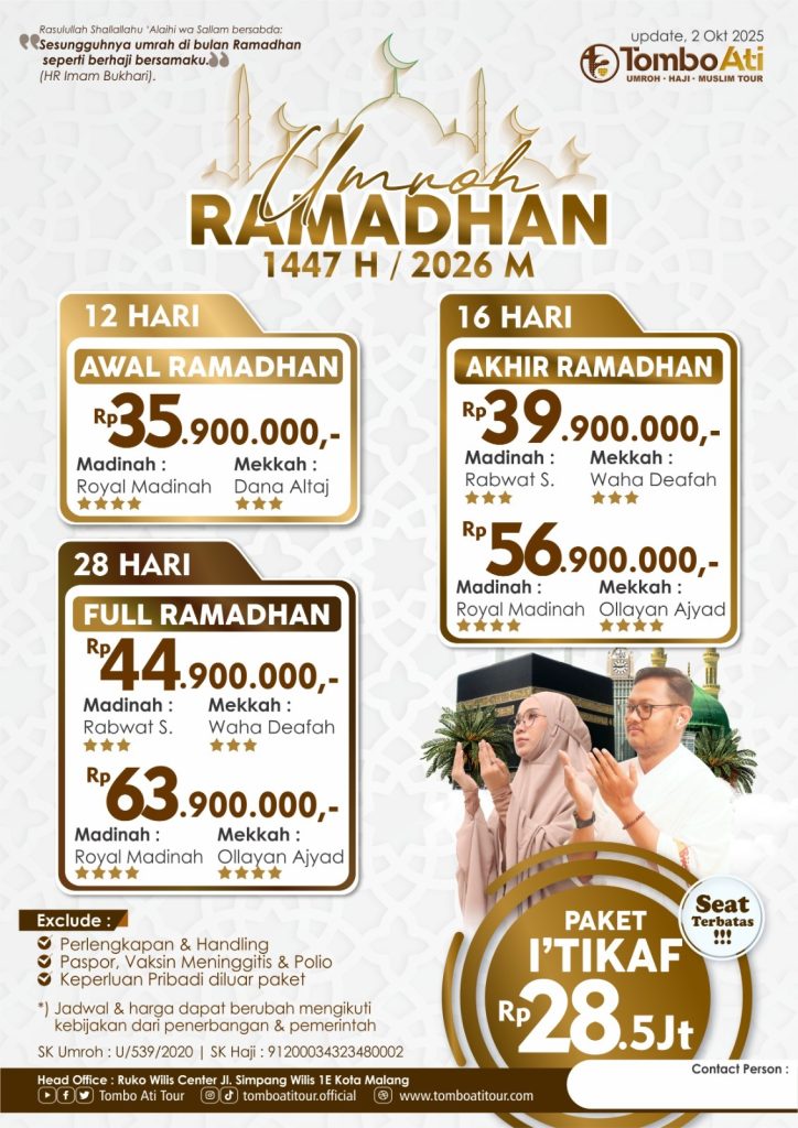 Harga Umroh ramadahan